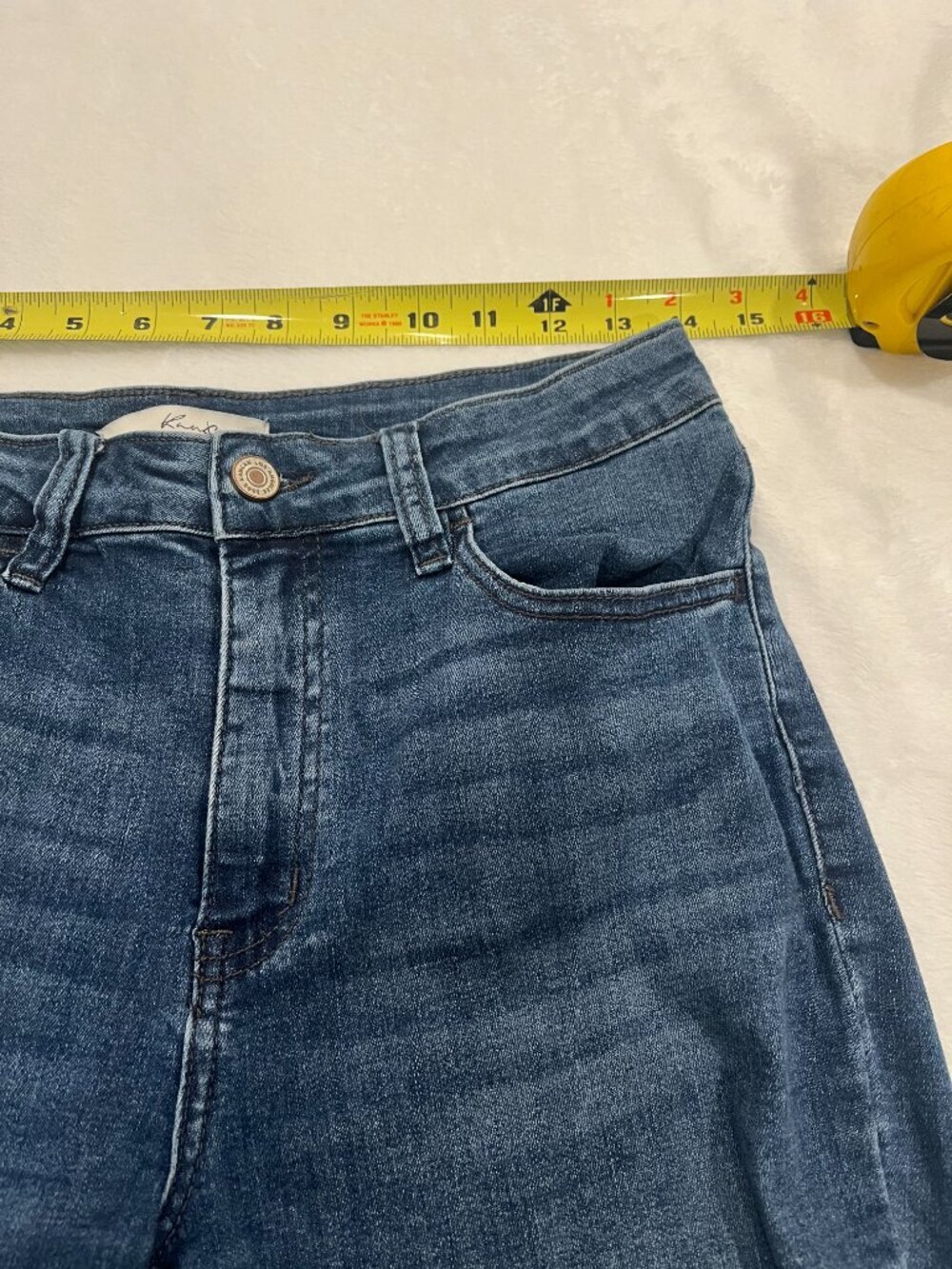 Kancan Dark Wash Skinny Jeans - Size 7 - Picture 8 of 10